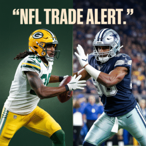 Micah Parsons to Packers, Kenny Clark to Cowboys trade graphic