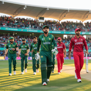 Pakistan vs Afghanistan tri-series match live