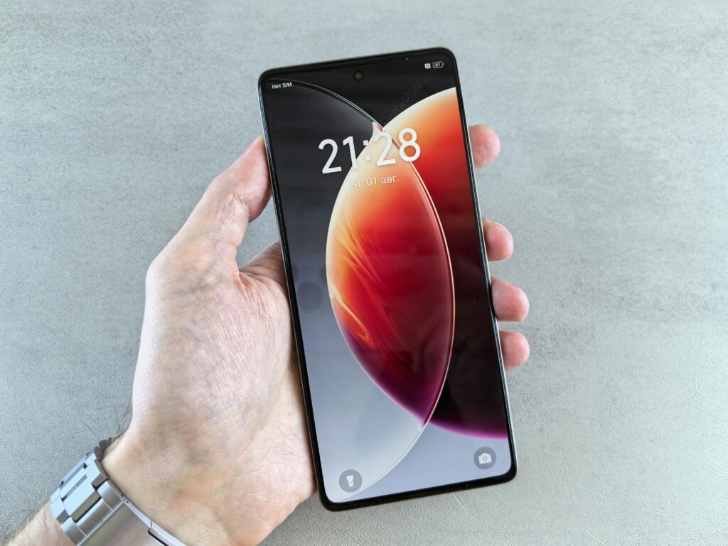 Samsung Galaxy smartphone running One UI 8 interface during testing phase