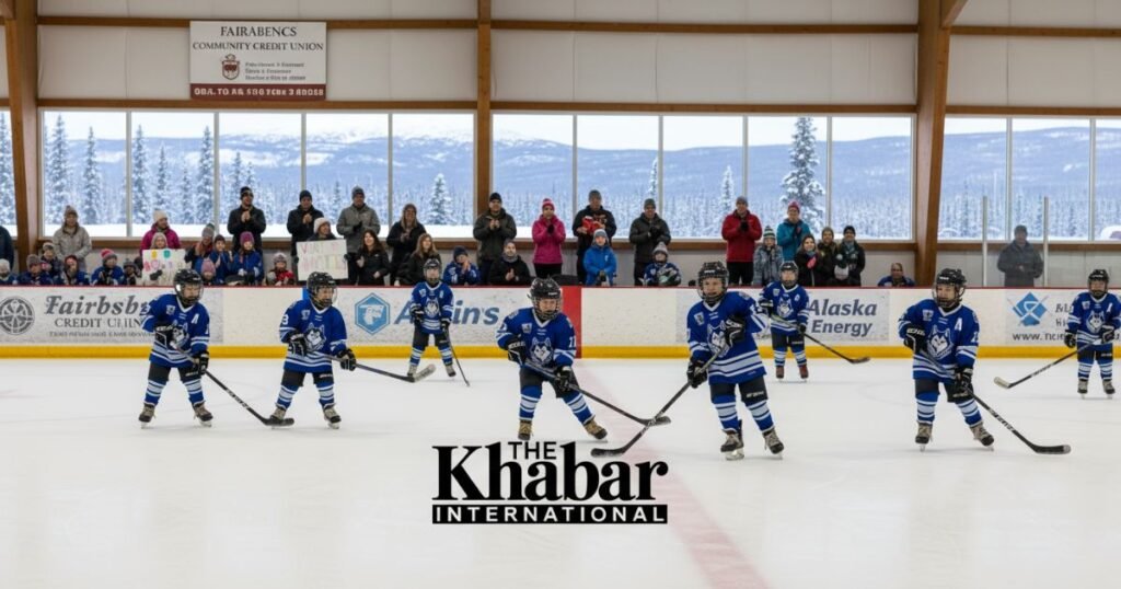 Fairbanks junior hockey players with community support in Alaska