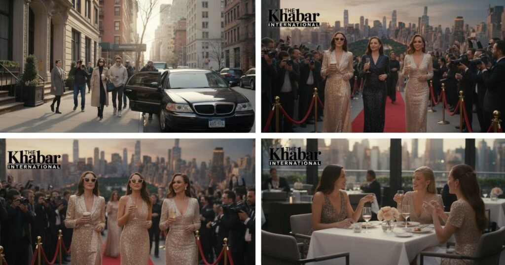 Female celebrities that live in New York enjoying city life and events.