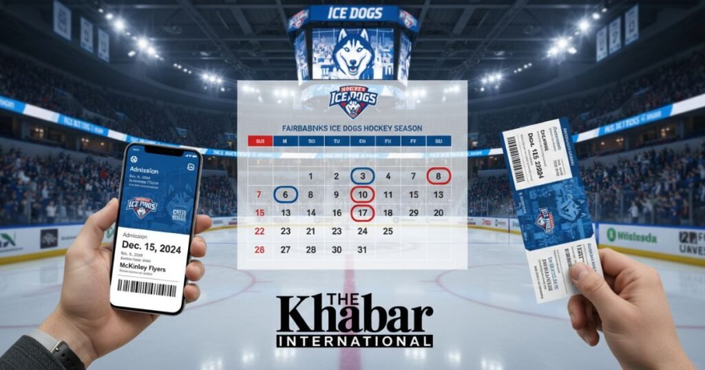 Hockey Ice Dogs schedule with calendar highlights and tickets for upcoming games