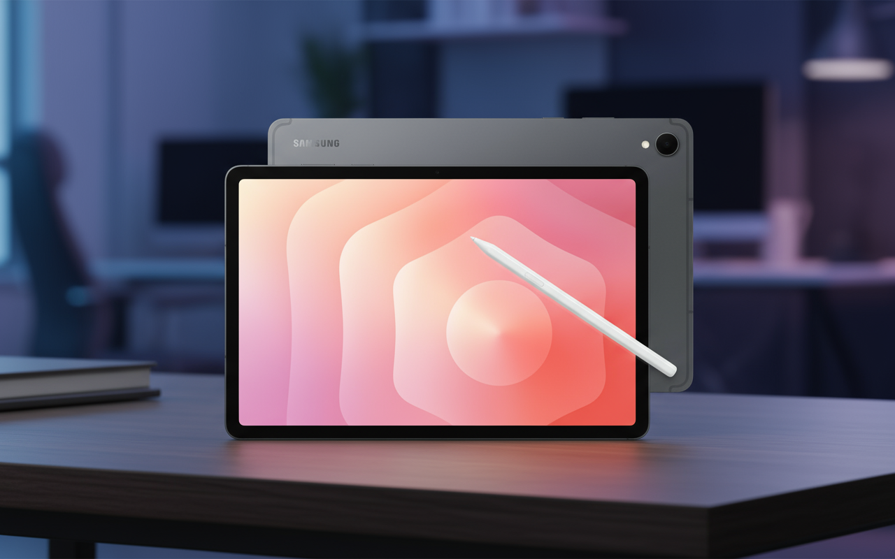 Samsung Galaxy Tab S11 Ultra with 14.6-inch AMOLED display and redesigned S Pen.