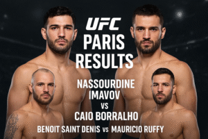 UFC Paris Results: Nassourdine Imavov vs Caio Borralho, Saint Denis vs Ruffy, Full Fight Card