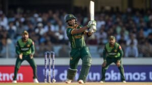 Pakistan vs UAE T20 tri-series match at Sharjah, Pakistan 74/4 after 10 overs