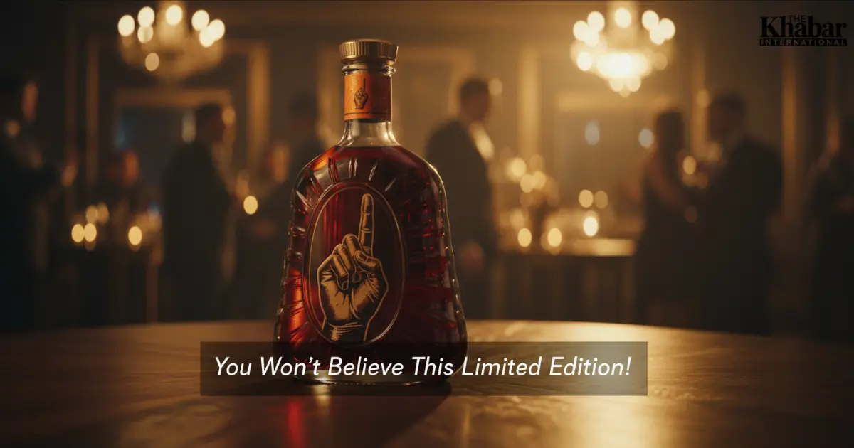 LeBron James Hennessy V.S.O.P Limited Edition orange bottle with text ‘You Won’t Believe This Limited Edition!’